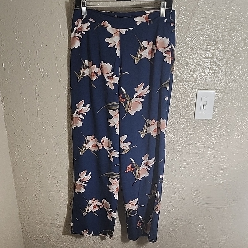 CHEROKEE M Floral Navy Women's Pants
